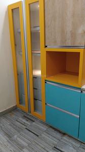 Kitchen Image of 1500 Sq.ft 2.5 BHK Builder Floor for rent in Manas Enclave, Indira Nagar Lucknow for Rs. 20000