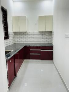 Kitchen Image of 1100 Sq.ft 3 BHK Independent House for sale in Krishna Dwarkesh Grand Villa, Kundol Agra for Rs. 5299001