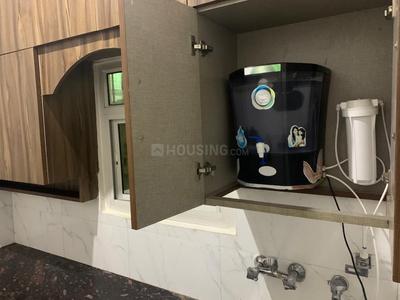 Kitchen Image of 500 Sq.ft 1 BHK Builder Floor for rent in Dwarka Mor New Delhi for Rs. 15000