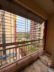 Balcony Image of 650 Sq.ft 1 BHK Apartment / Flat for rent in Dombivli West Thane for Rs. 16000