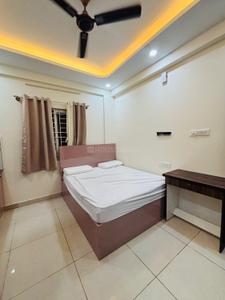 Bedroom Image of 400 Sq.ft 1 RK Apartment / Flat for rent in Koramangala Bengaluru for Rs. 19000