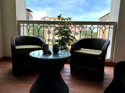 Balcony Image of 871 Sq.ft 1 BHK Apartment / Flat for sale in Devashri Sun n Sand, Candolim Goa for Rs. 10000000