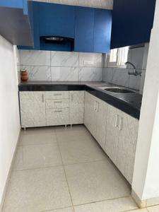 Kitchen Image of 1250 Sq.ft 2 BHK Apartment / Flat for rent in Sukhada Vrindavan, Vrindavan Yojana Lucknow for Rs. 20000