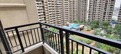 Balcony Image of 850 Sq.ft 2 BHK Apartment / Flat for sale in Raunak City Sector IV D4, Kalyan West Kalyan for Rs. 5621000