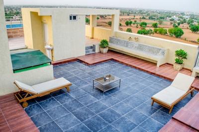 Balcony Image of 1355 Sq.ft 3 BHK Apartment / Flat for rent in Sidheshwar Apna Ashiyana, Bindayaka Jaipur for Rs. 12000