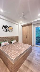 Bedroom Image of 750 Sq.ft 1 BHK Builder Floor for rent in Sector 56 Gurgaon for Rs. 35000
