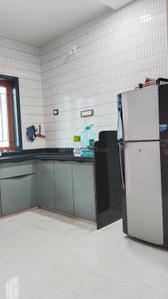 Kitchen Image of 1300 Sq.ft 1.5 BHK Builder Floor for rent in Sola Ahmedabad for Rs. 17000