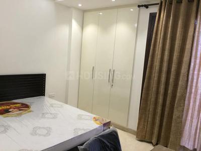 Bedroom Image of 798 Sq.ft 2 BHK Builder Floor for rent in Saket New Delhi for Rs. 15500