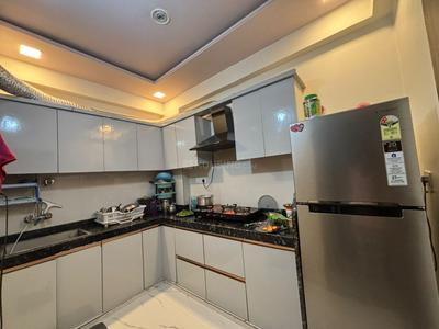 Kitchen Image of 900 Sq.ft 3 BHK Apartment / Flat for sale in Shree Shyam Residancy, Lalarpura Jaipur for Rs. 5800000