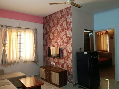 Hall Image of 400 Sq.ft 1 BHK Independent House for rent in Hulimavu Bengaluru for Rs. 28000