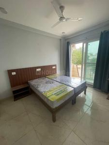 Bedroom Image of 600 Sq.ft 1 RK Builder Floor for rent in Sector 52 Gurgaon for Rs. 18000