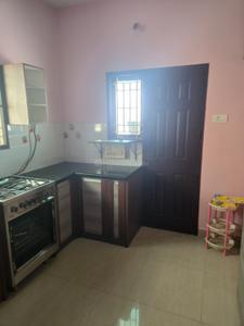 Kitchen Image of 1100 Sq.ft 3 BHK Apartment / Flat for rent in MJ Eden Apartments, Kolathur Chennai for Rs. 25000