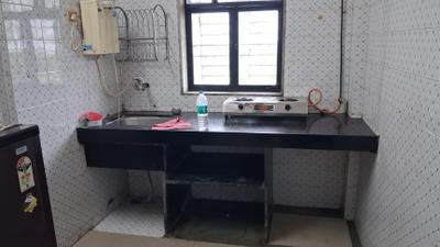 Kitchen Image of 572 Sq.ft 1 BHK Apartment / Flat for rent in Usha Complex, Bhandup West Mumbai for Rs. 28000