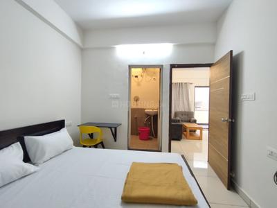 Bedroom Image of 550 Sq.ft 1 BHK Builder Floor for rent in Nagavara Bengaluru for Rs. 26000