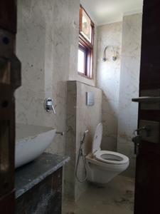 Bedroom Three Image of 1250 Sq.ft 3 BHK Apartment / Flat for rent in Chhattarpur New Delhi for Rs. 30000
