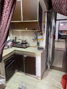Kitchen Image of 535 Sq.ft 1 BHK Builder Floor for sale in Krishna Nagar New Delhi for Rs. 4500000