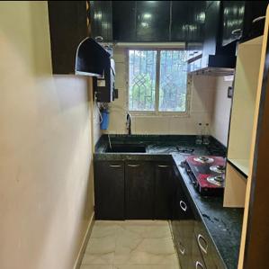 Kitchen Image of 1050 Sq.ft 2 BHK Apartment / Flat for rent in Behala Kolkata for Rs. 35000