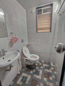 Bathroom Image of 1200 Sq.ft 2 BHK Apartment / Flat for rent in Proviso Sai Proviso Aashlesha, Kopar Khairane Navi Mumbai for Rs. 85000