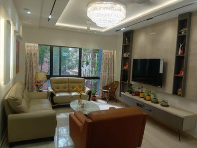 Hall Image of 1200 Sq.ft 3 BHK Apartment / Flat for rent in Shagun Park View Residency, Dadar West Mumbai for Rs. 205000