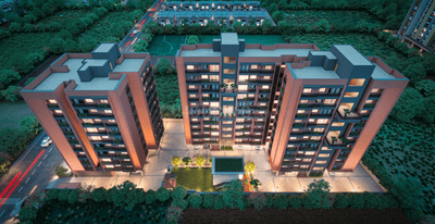 Image of 1811 Sq.ft 3 BHK Apartment / Flat for sale in Pratham Greens, Bopal, Ahmedabad for Rs. 6881800