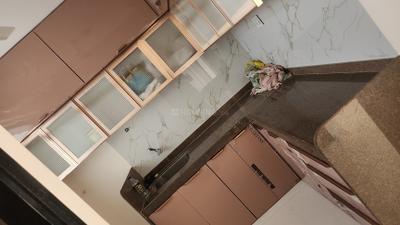 Kitchen Image of 777 Sq.ft 1 BHK Apartment / Flat for rent in Earth Anand, Mandvi Mumbai for Rs. 60000