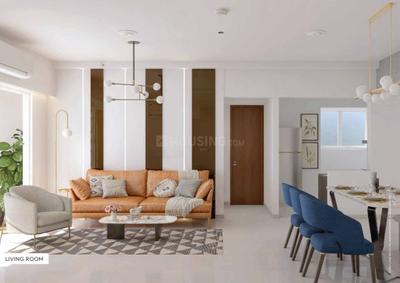 Living Room Image of 783 Sq.ft 1 BHK Apartment / Flat for sale in Godrej Aqua Vista, Mundhwa Pune for Rs. 6800000