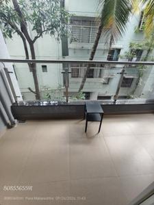 Balcony Image of 1300 Sq.ft 2 BHK Apartment / Flat for rent in D And T Rajkamal Park Co Op Housing Society Ltd, Aundh Pune for Rs. 45000