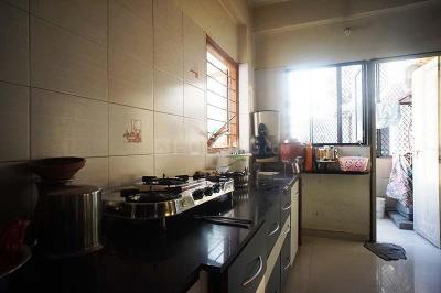 Kitchen Image of 1585 Sq.ft 3 BHK Apartment / Flat for sale in  Anurag Residency, Memnagar Ahmedabad for Rs. 8500000