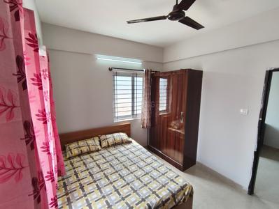 Bedroom Image of 550 Sq.ft 1 BHK Independent House for rent in Marathahalli Bengaluru for Rs. 21000