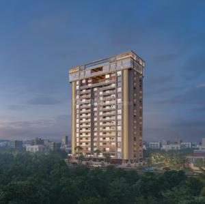 Image of 2496 Sq.ft 4 BHK Apartment / Flat for sale in Cristallo The Arista, Pimple Nilakh, Pune for Rs. 24500000