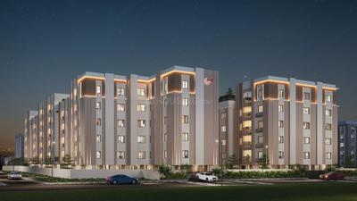 Image of 1084 Sq.ft 2 BHK Apartment / Flat for sale in Porur, Chennai for Rs. 8610000
