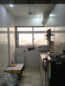 Kitchen Image of 367 Sq.ft 1 RK Apartment / Flat for rent in DLF Capital Greens Phase 1 And 2, Karampura New Delhi for Rs. 24000