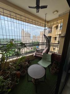 Balcony Image of 1225 Sq.ft 2 BHK Apartment / Flat for rent in Regaliaa Swastik Regalia, Hiranandani Estate Thane for Rs. 49500