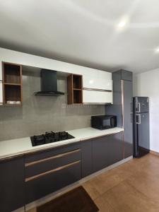 Kitchen Image of 1400 Sq.ft 3 BHK Apartment / Flat for rent in M.G. Road Kochi for Rs. 50000