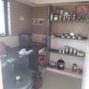 Kitchen Image of 650 Sq.ft 1 BHK Duplex for rent in Dhinchda Jamnagar for Rs. 10000