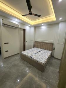 Bedroom Image of 500 Sq.ft 1 BHK Builder Floor for rent in Rajouri Garden New Delhi for Rs. 20000