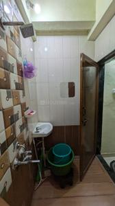 Bathroom Image of 650 Sq.ft 1 RK Independent House for rent in Thergaon Pune for Rs. 7000