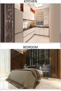 Kitchen Image of 1950 Sq.ft 4 BHK Apartment / Flat for sale in PR7 Airport Road Zirakpur for Rs. 11000000