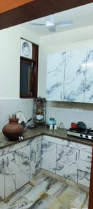 Kitchen Image of 950 Sq.ft 2 BHK Builder Floor for rent in Khirki Extension New Delhi for Rs. 40000