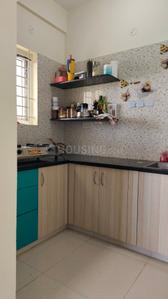 Kitchen Image of 600 Sq.ft 1 BHK Apartment / Flat for rent in Halasuru Bengaluru for Rs. 30000