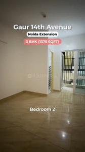 Image of 1375 Sq.ft 3 BHK Apartment / Flat for sale in Gaurs 14th Avenue, Noida Extension, Greater Noida for Rs. 12700000