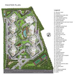 Image of 2000 Sq.ft 3 BHK Apartment / Flat for sale in Sattva Aangane, Bidare Agraha, Bengaluru for Rs. 35700000