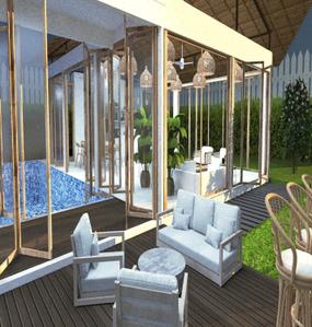 Balcony Image of 5219 Sq.ft 5 BHK Villa for sale in Colvale Goa for Rs. 70000000