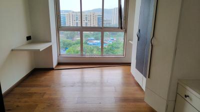 Bedroom Image of 1150 Sq.ft 3 BHK Apartment / Flat for rent in Godrej The Trees, Vikhroli East Mumbai for Rs. 155000
