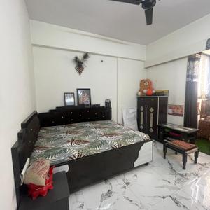 Bedroom Image of 1575 Sq.ft 3 BHK Apartment / Flat for sale in Saket Heaven, Nana Chiloda Ahmedabad for Rs. 5300000