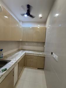 Kitchen Image of 450 Sq.ft 1 BHK Apartment / Flat for rent in Lajpat Nagar New Delhi for Rs. 30000