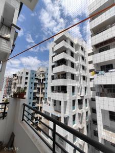 Balcony Image of 1318 Sq.ft 2 BHK Apartment / Flat for rent in Shree Anand Royal Court, Thergaon Pune for Rs. 24000