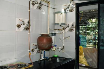 Kitchen Image of 700 Sq.ft 1 BHK Apartment / Flat for sale in Morivali Ambernath Brondesbury CHSL, Ambernath West Ambernath for Rs. 2700000