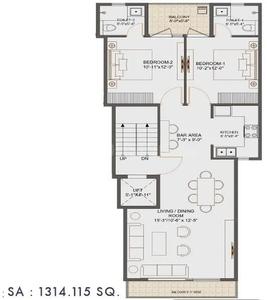 Image of 1364 Sq.ft 2 BHK Builder Floor for sale in Smartworld Orchard, Sector 61, Gurgaon for Rs. 22200000