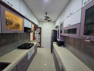 Kitchen Image of 1500 Sq.ft 3 BHK Apartment / Flat for rent in Thakur Silver Tower, Kandivali East Mumbai for Rs. 82000